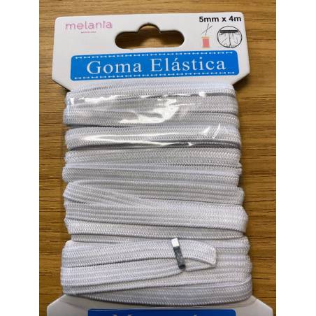 élastique blanche 5mm longueur 4 m - Accessoire tricot