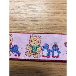 Galon Layette Rosa 32mm 2m Polyester | Hélène Riu Perpignan