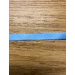 Ruban polyester 8 mm bleu