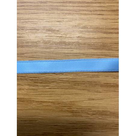 Ruban Polyester 8mm Bleu | Mercerie Fine Perpignan