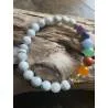 Bracelet Howlite Chakras 8mm Harmonie | Hélène Riu - Hélène Riu