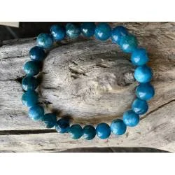 Bracelet Apatite Azule 8mm Perles | Hélène Riu