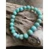 Bracelet Amazonite Pérou 8mm | Hélène Riu - Hélène Riu