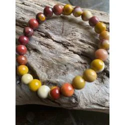 Bracelet Jaspe Mokaïte 8mm Australie | Hélène Riu