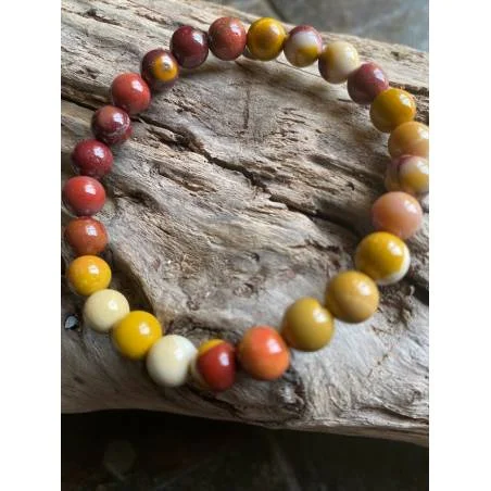 Bracelet Jaspe Mokaïte 8mm Australie | Hélène Riu