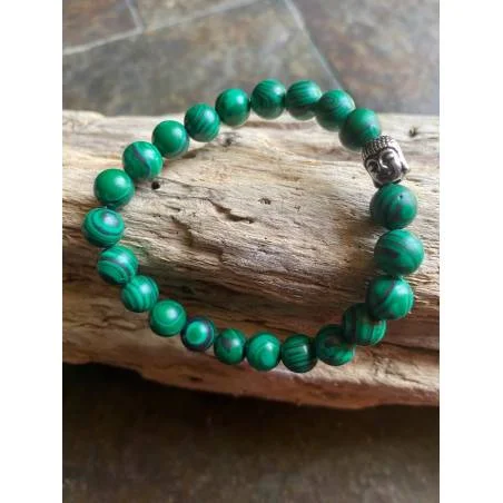 Bracelet Malachite Congo 8mm - Guérison Confiance