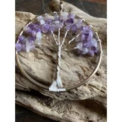 Pendentif Améthyste - Méditation Sagesse