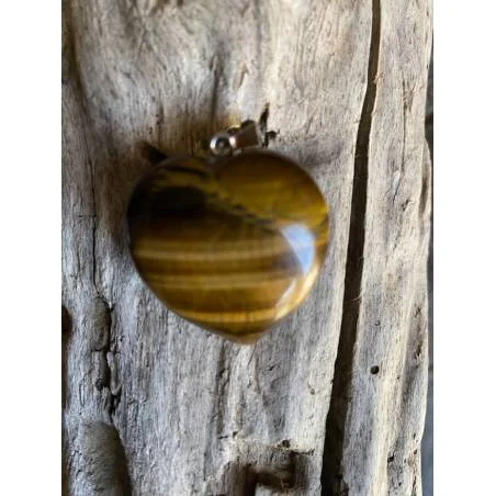 Pendentif Œil von Tigre mit Cordon - Protection