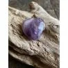 Pendentif Cœur Améthyste - Amour Spirituel - Hélène Riu