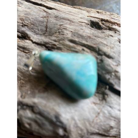 Pendentif Amazonite Russie Communication - Bijou lithothérapie bien-être