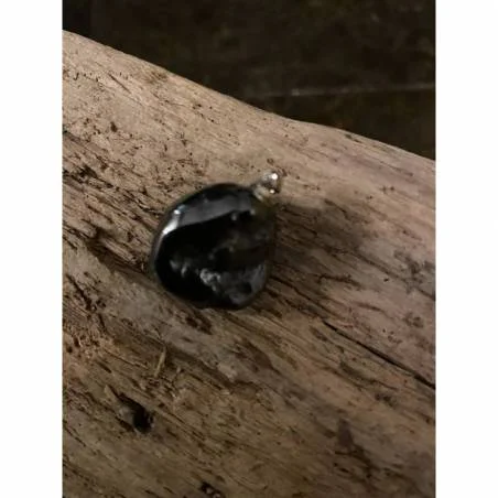 Pendentif Pierre Hématite - Bijou Lithothérapie Naturel