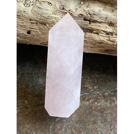 Obélisque Quartz Rose 6cm - Pierre Amour Harmonie