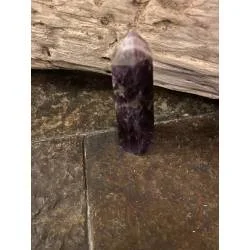 Obélisque Améthyste 6,5cm - Pierre Spiritualité Méditation