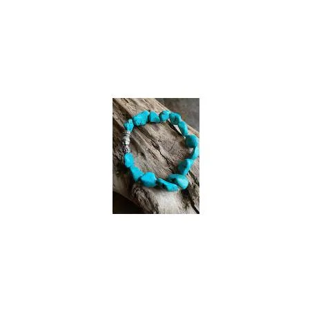Bracelet Turquoise 18/19cm Communication | Hélène Riu