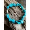 Bracelet Turquoise 18/19cm Communication | Hélène Riu - Hélène Riu