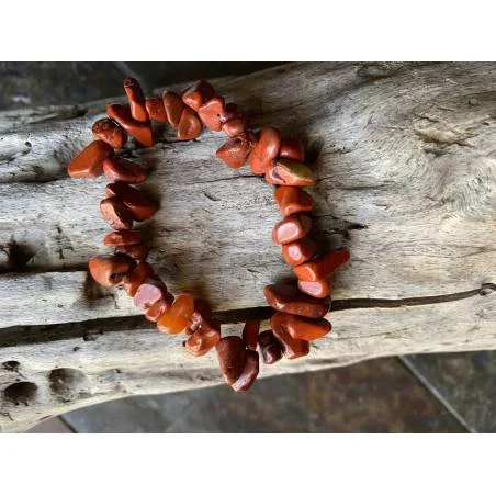 Bracelet Jaspe Rot Baroque Énergie | Hélène Riu
