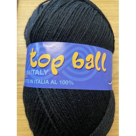 Top Ball Noire 200gr - Laine Acrylique Tricot - Laine tricot