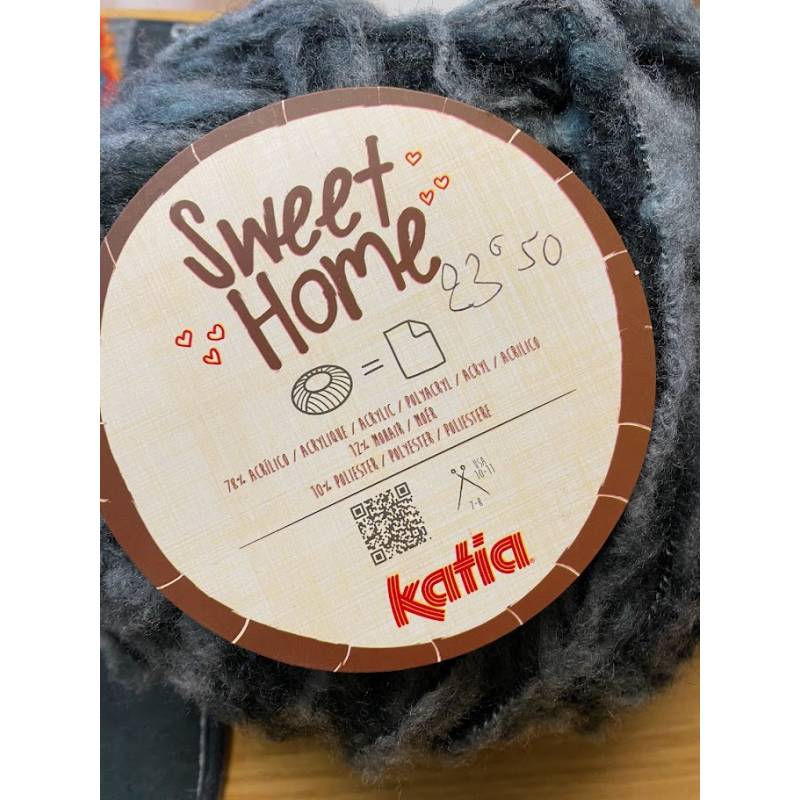 Sweet Home Katia Gris - Grosse Pelote Mohair 300g