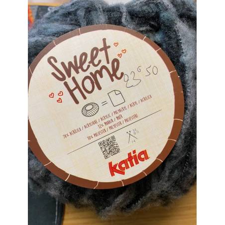 Sweet Home Katia Gris - Grosse Pelote Mohair 300g