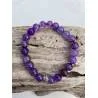 Bracelet Agate Dragon Mauve 8mm | Hélène Riu - Hélène Riu