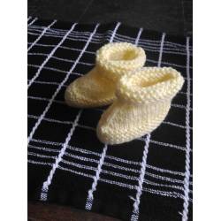 Babylux Cheval Blanc Lot 10 Jaune Citron - Laine Bébé