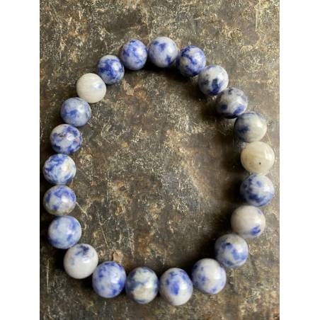 Bracelet Sodalite 8mm - Clarté Mentale et Sommeil