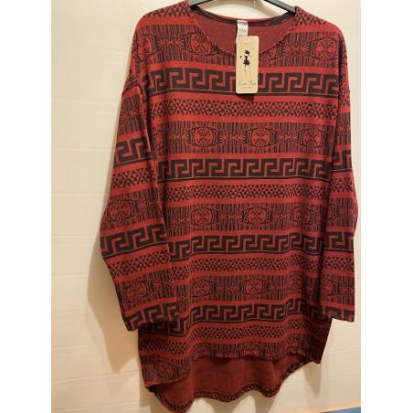 Robe Tunique Coton Polyester Design Moderne - Boutond'or