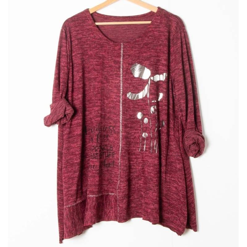 Tunique Laine Élasthane Polyester Moderne - Boutond'or