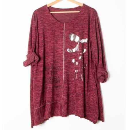 Tunique Laine Élasthane Polyester Moderne