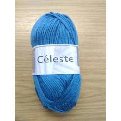 Celeste Cheval Blanc Soie - Laine 50% Coton 10% Soie 135m