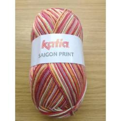 Saigon Print Katia Coloris 83 100g - Fil Acrylique Dégradé