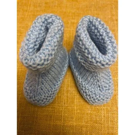 Chaussons Baby 0-3 Mois Fait Main | Hélène Riu Perpignan