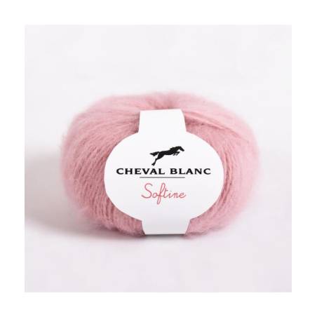 Softine Cheval Blanc 50g Aiguille 4.5 - Laine Cheval Blanc