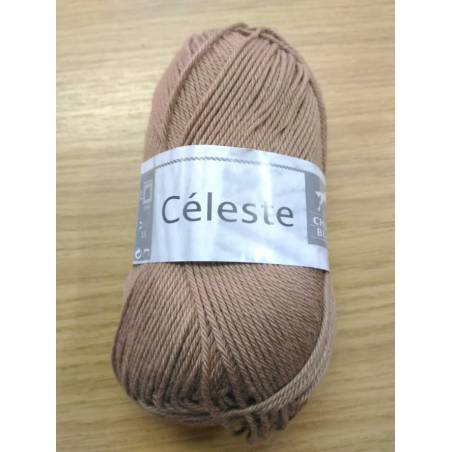 Celeste Cheval Blanc Soie - Laine 50% Coton 10% Soie 135m