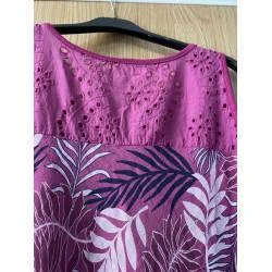 Tunique Fushsia Taille Unique | Hélène Riu