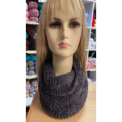 Velours Katia Acajou - Laine Poil Long Luxueuse