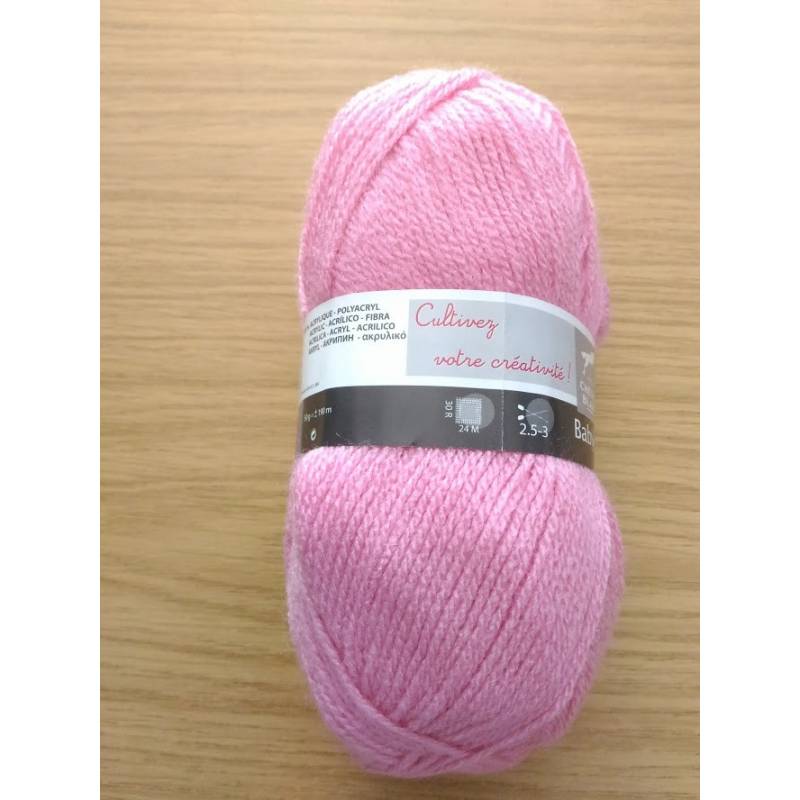 Babylux Cheval Blanc Rose - Lot 10 Pelotes Layette Hypoallergénique