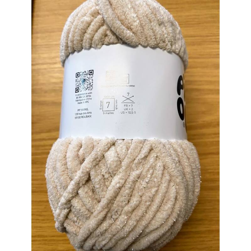 FIL CHENILLE coloris lin