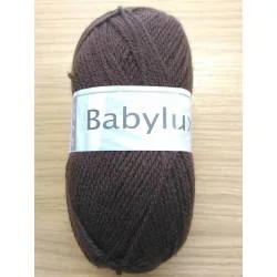 Babylux Cheval Weiß Brun - Wolle Layette Hypoallergen 190m