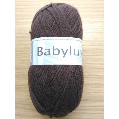Babylux Cheval Blanc Brun - Laine Bébé Oeko-Tex