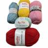 Pack Projet - Assortiment 5 Pelotes Premium - Laine tricot - Bouton d'Or
