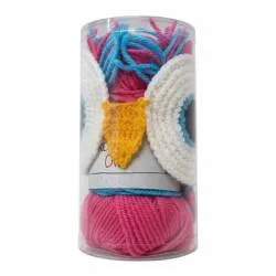 Kit Gorro Rosa Katia Ganchillo | Lana Perpiñán