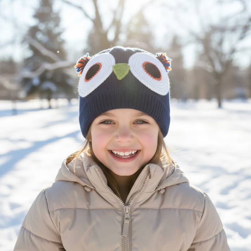 Kit Bonnet Marine à Crocheter - Laine tricot