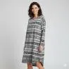 Robe Tunique Asymétrique Algodón | Hélène Riu - Hélène Riu