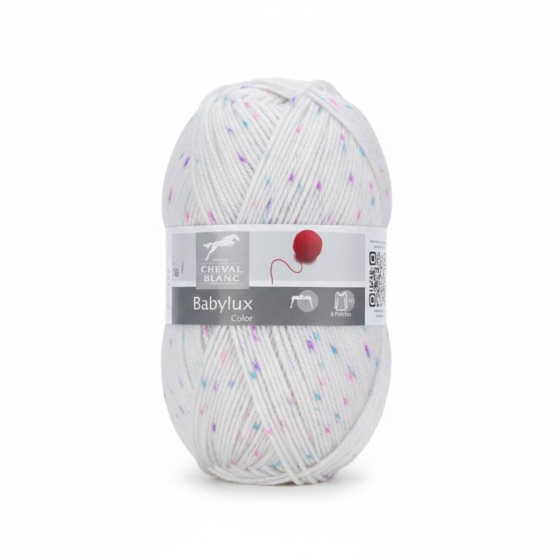 Babylux Color Cheval Blanc 411 100% Acrylique Éveil - Laine Cheval Blanc