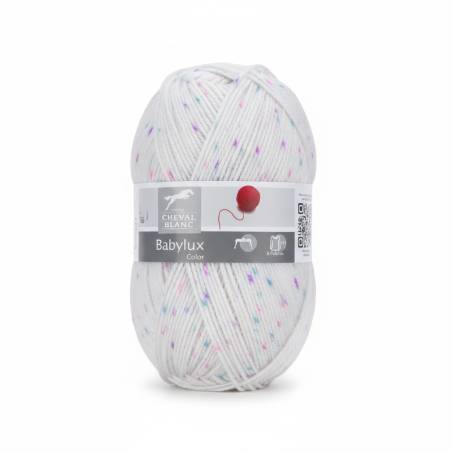 Babylux Color Cheval Blanc 411 100% Acrylique Éveil - Laine Cheval Blanc