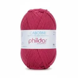 Cabotine Phildar cerise | Baumwolle Acryl 50g | Hélène Riu