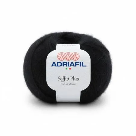 Soffio Plus Adriahilo Negro - Mohair Acrílico Italien