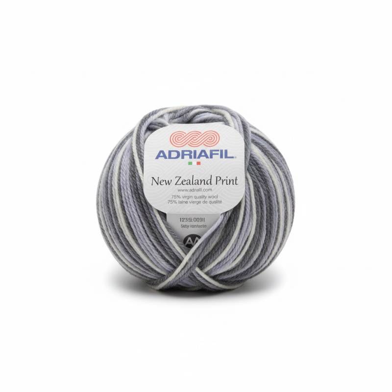 New Zealand Print Adriafil 75% Laine 25% Acrylique - Laine Adriafil