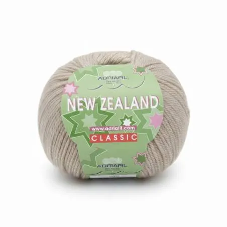 New Zealand Adriahilo Beige - Lana Vierge Naturelle